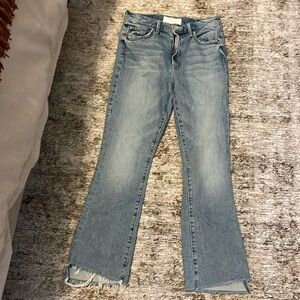 Mother superior denim
Insider crop fray in I Confess